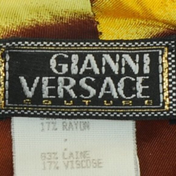 Gianni Versace Wool Hooded Jacket With Stitch Detail - Italy - Picture 5 of 5
